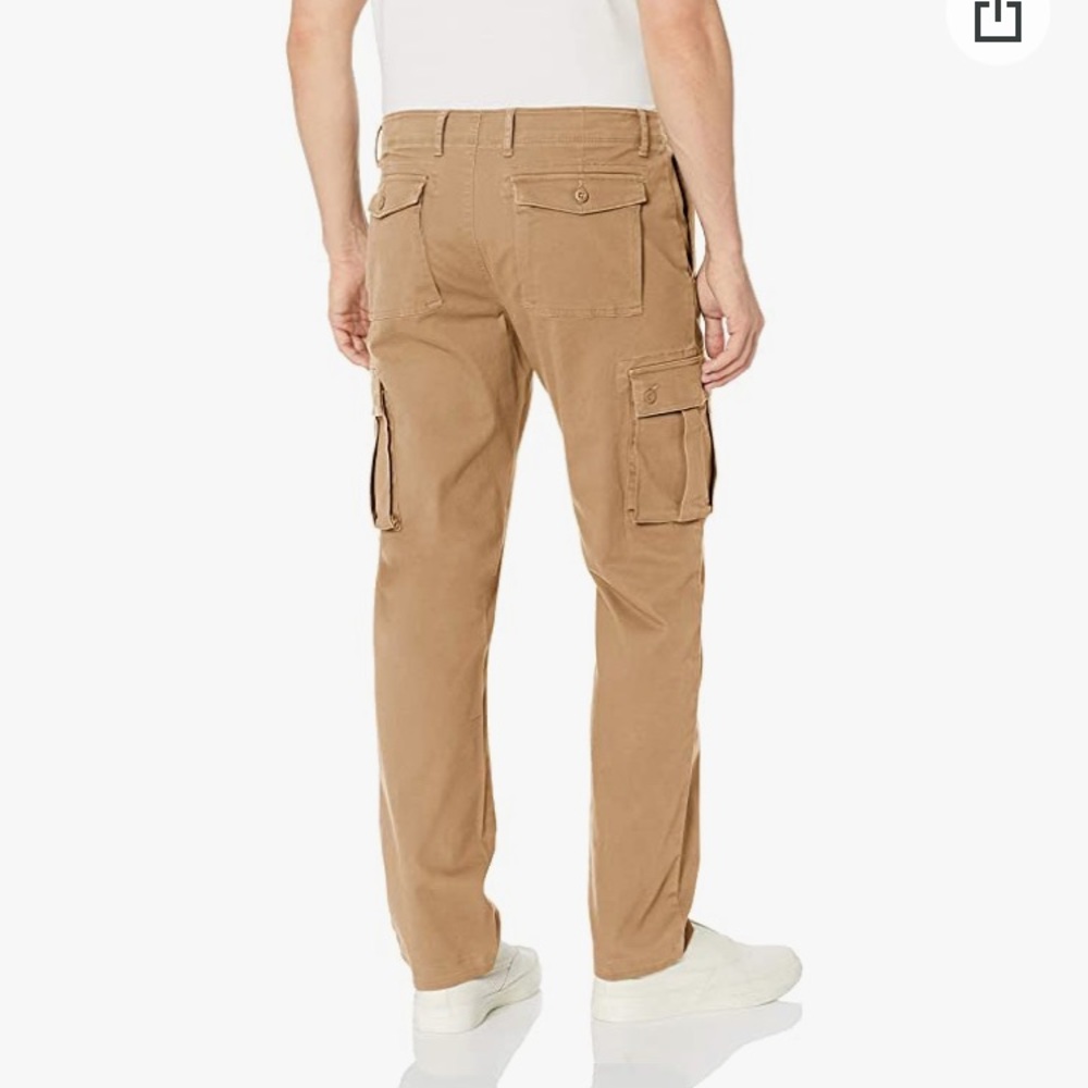 NWT Amazon Essentials Mens Slim-Fit Cargo Pant 36”x29”